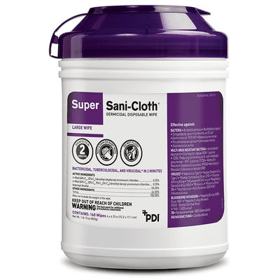 SANI-CLOTH MORADO SUPER BOTE C/160