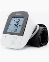 Baumanómetro digital de brazo HEM-7156T OMRON con Bluetooth, Brazalete Intelli Wrap con Estuche de Almacenamiento, Color Blanco, 1 Unidad