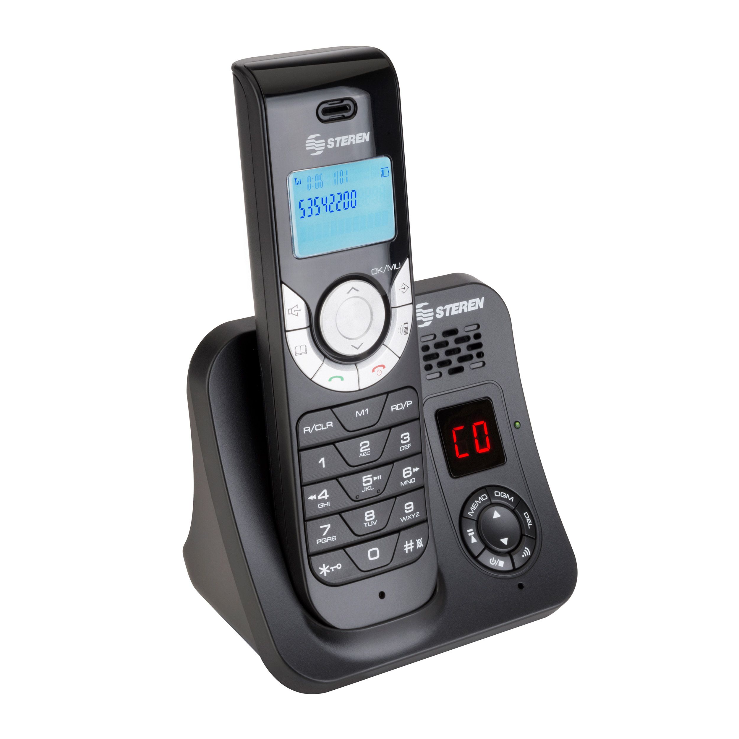 Teléfono inalámbrico DECT 6.0, con contestadora