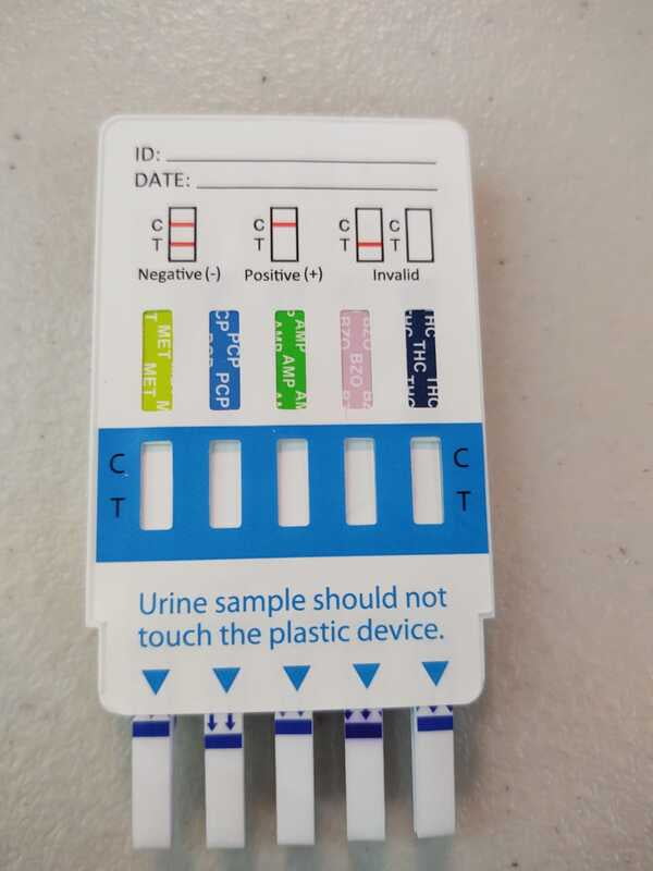 Prueba rápida para la detección del consumo de drogas 10 en 1